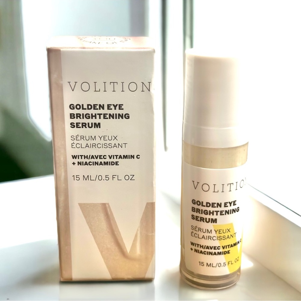 Volition Golden Eye Brightening Serum. BNIB. Only taken out for photos.